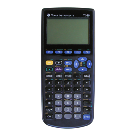 Texas Instruments Titanium TI-89 Instruction Manual