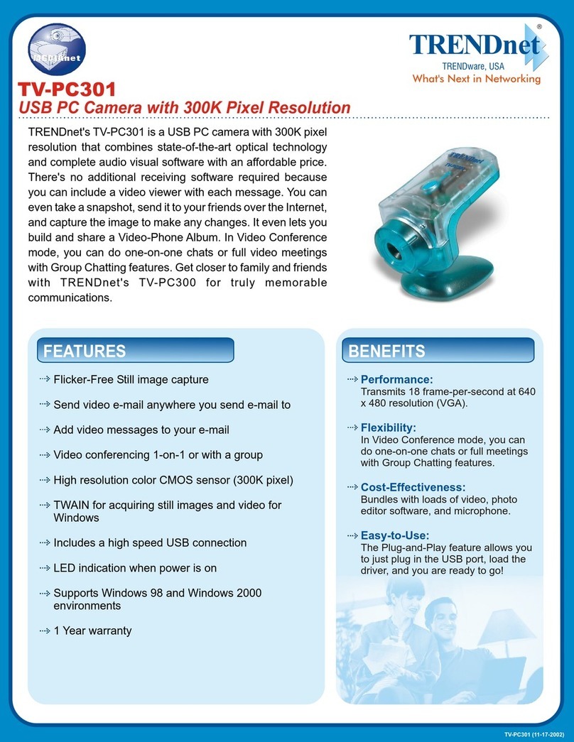 TRENDnet TV-PC301 User manual