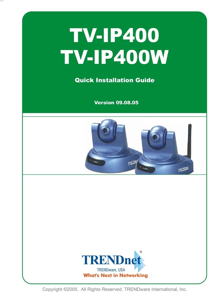 TRENDnet TV-IP400 User manual
