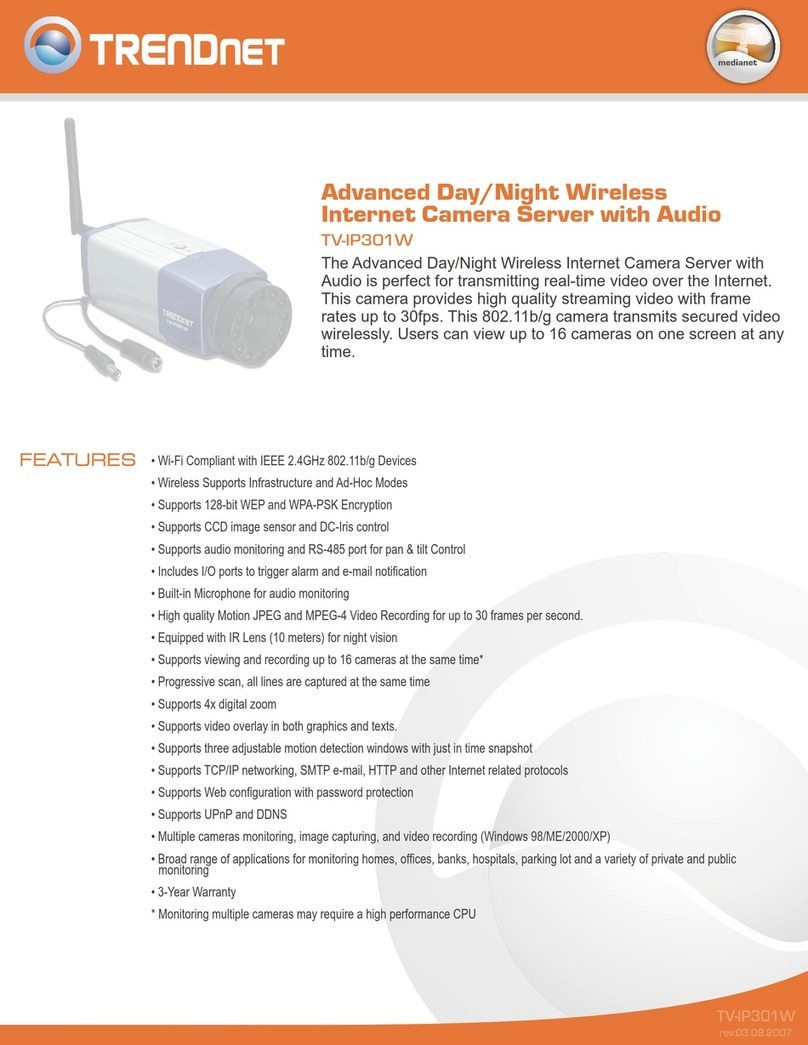 TRENDnet TV-IP301W User manual
