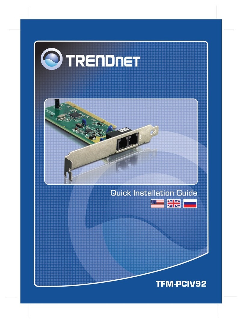 TRENDnet TFM-PCIV92 Quick installation guide