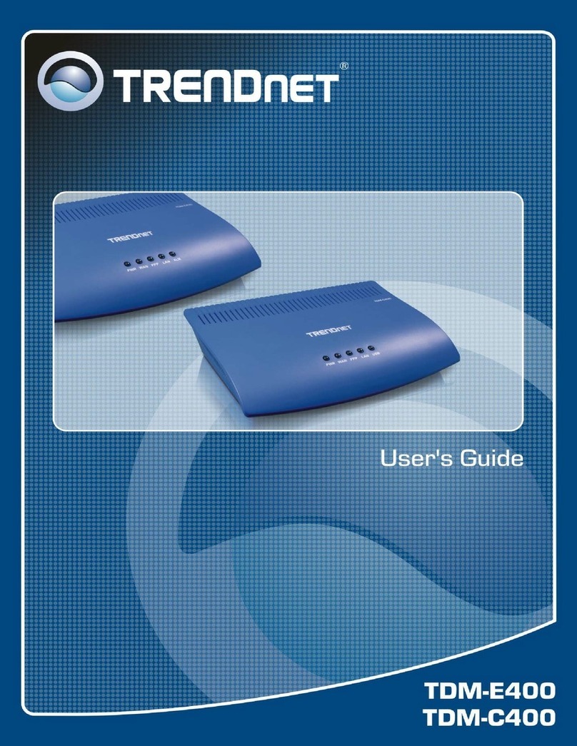 TRENDnet TDM-C400 user guide
