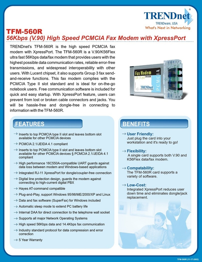 TRENDnet TFM-560R User manual TRENDnet TFM-560R User manual
