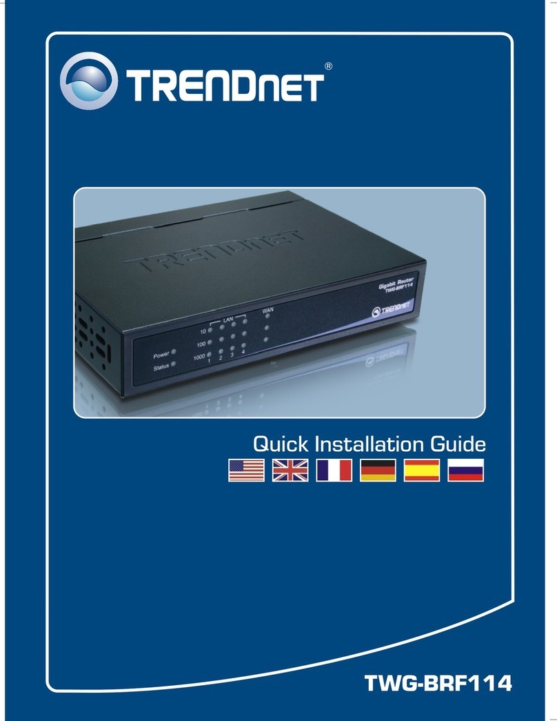 TRENDnet TWG-BRF114 User manual