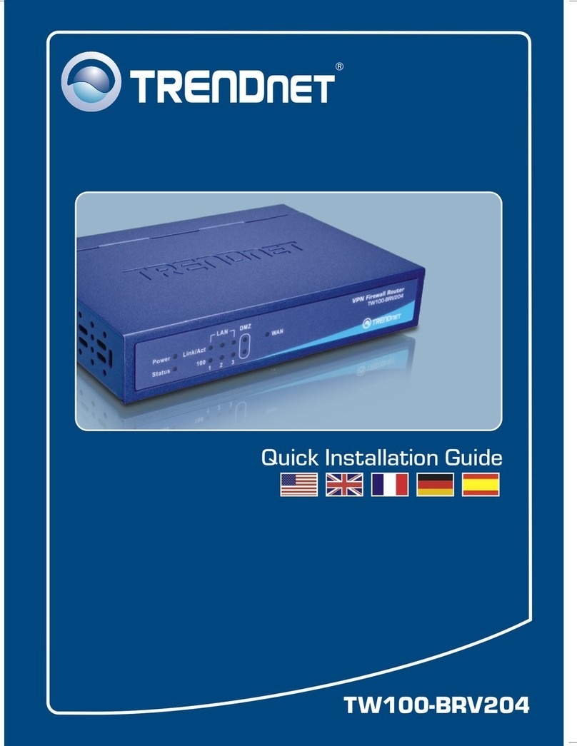 TRENDnet TW100-BRV204 SHEETS Quick installation guide