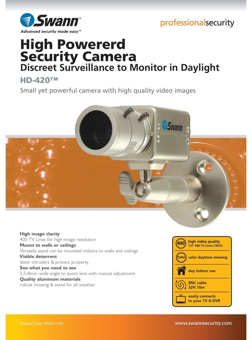 Swann HD-420 User manual Swann HD-420 User manual