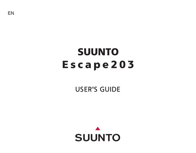 Suunto Escape203 user guide