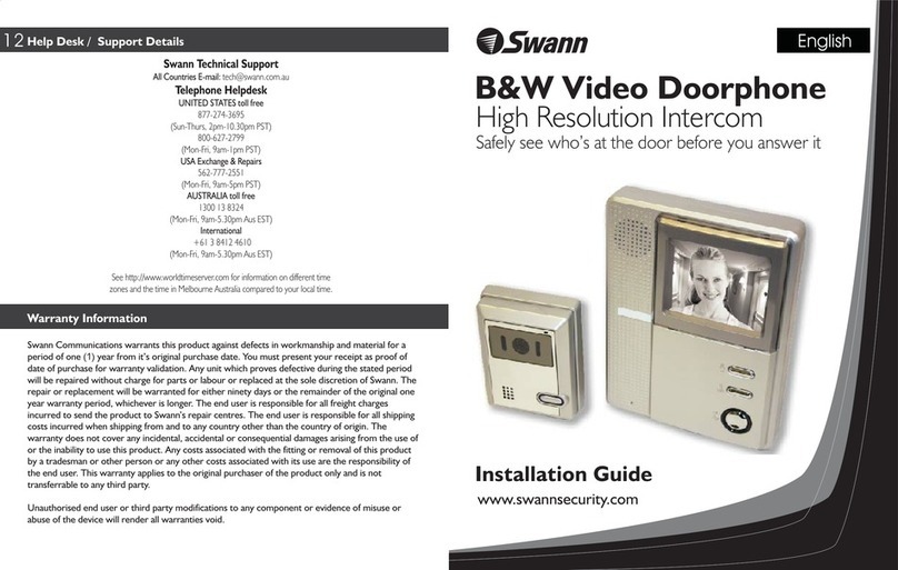 Swann SW244-BVD User manual