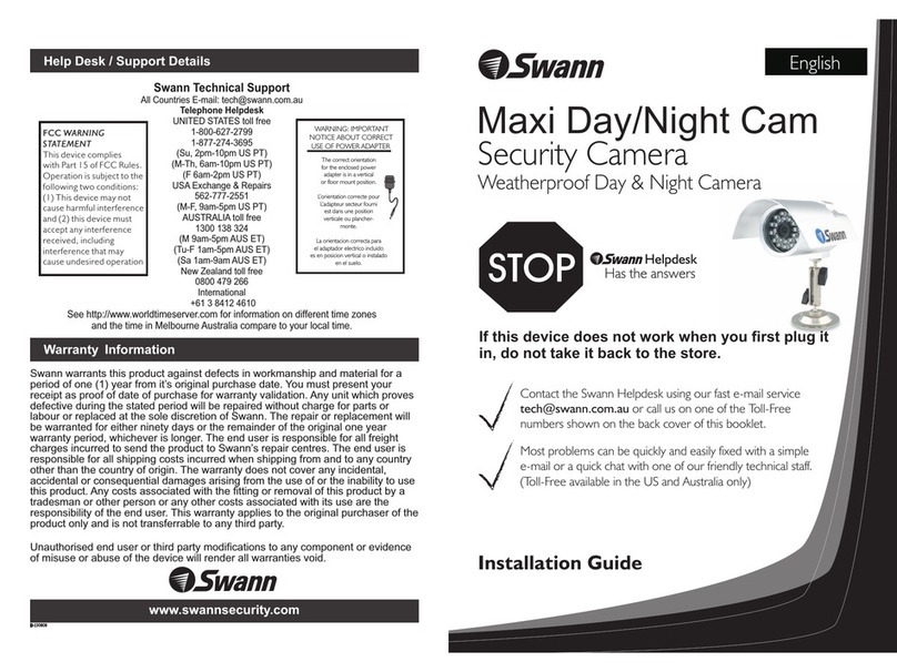 Swann SW-C-MDNC User manual