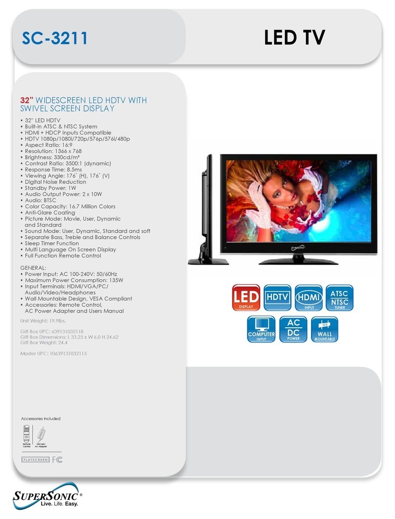 Supersonic SC-3211 User manual Supersonic SC-3211 User manual