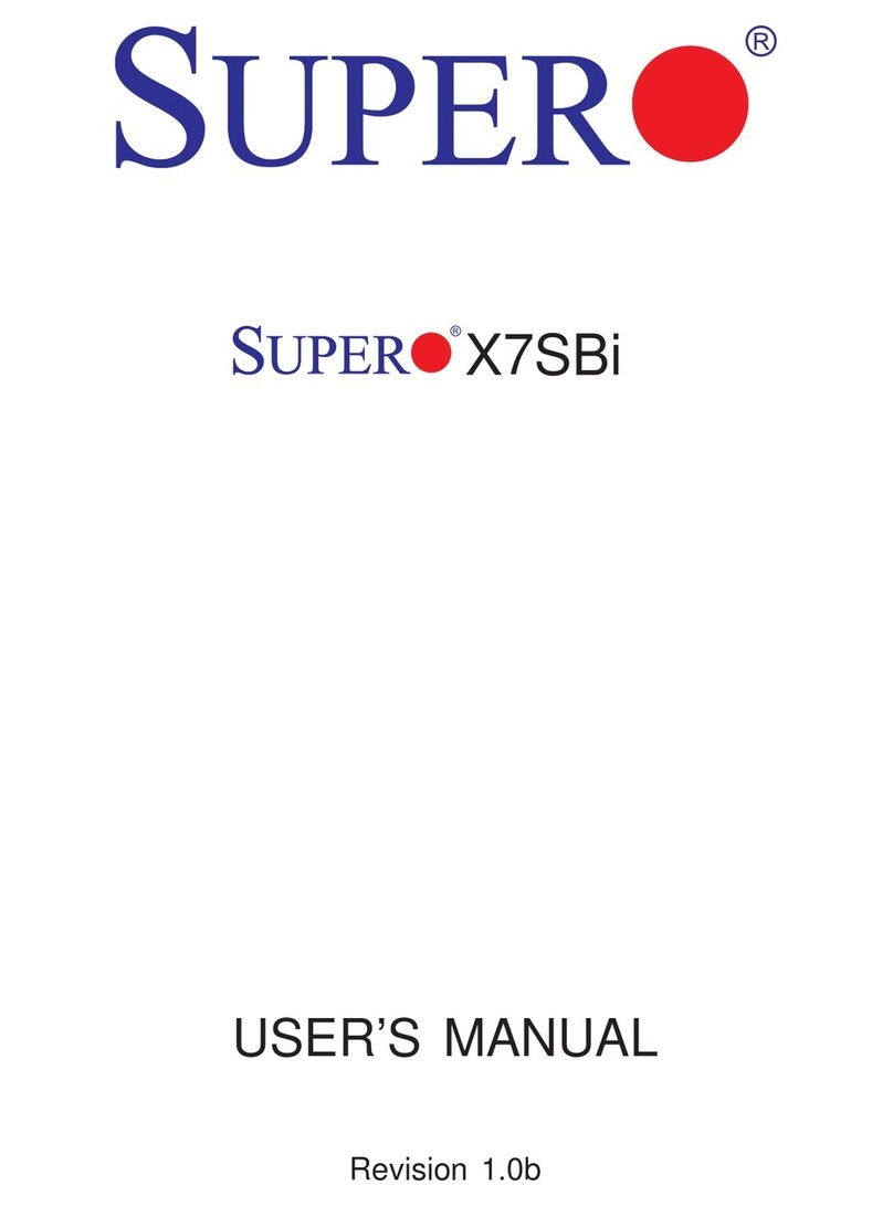 Supero Supero X7SBi User manual