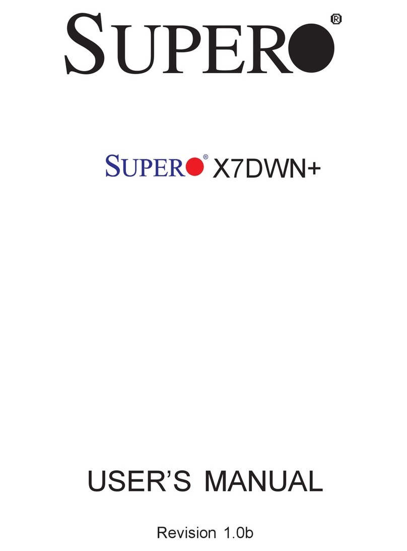 Supermicro X7DWN Plus User manual