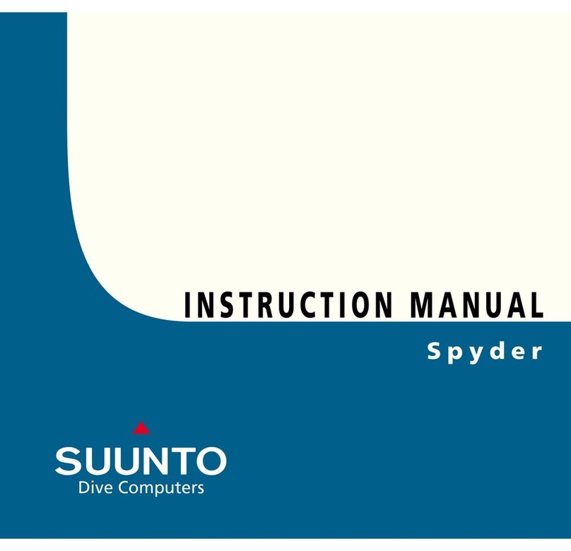 Suunto Spyder User manual