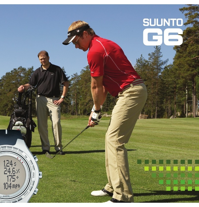 Suunto G6 User manual