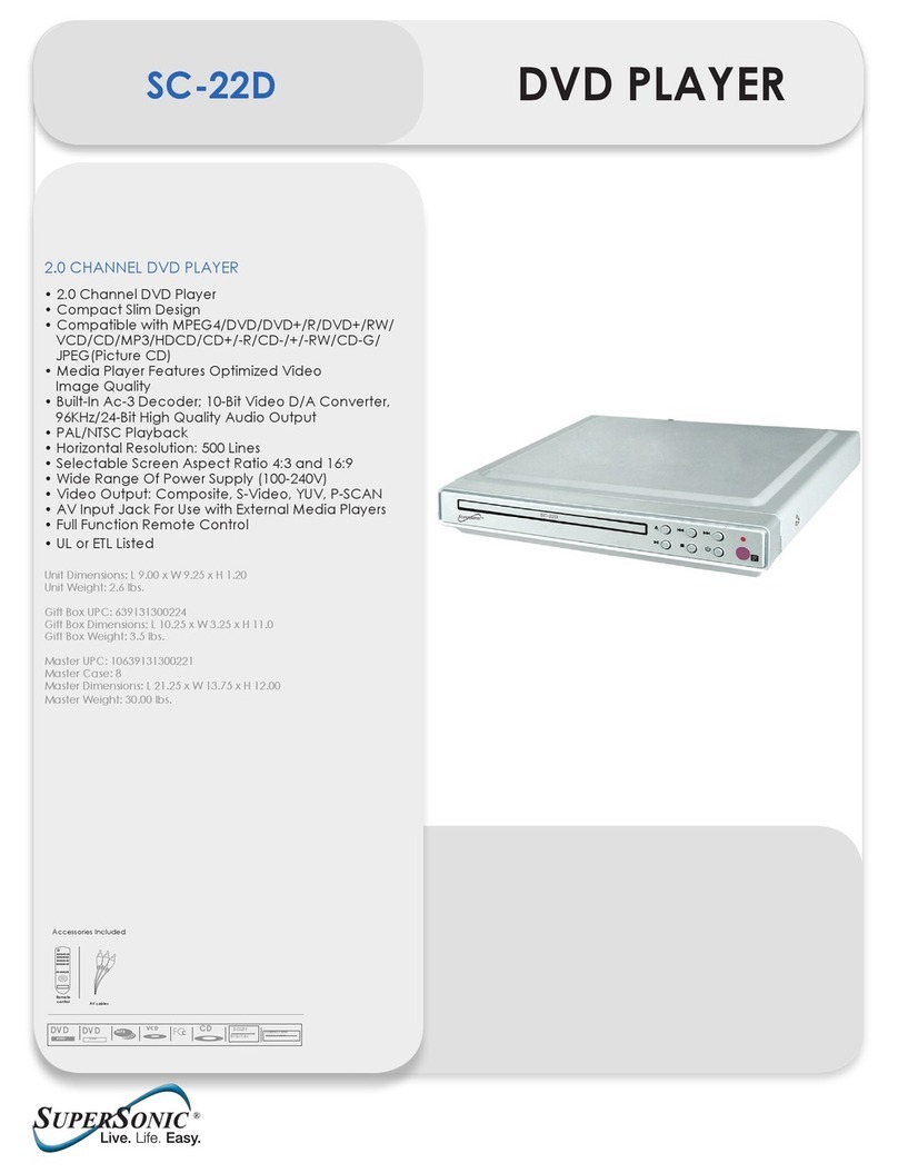 Supersonic SC-22D Specifications