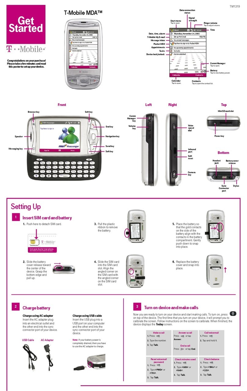 T-Mobile MDA quick start