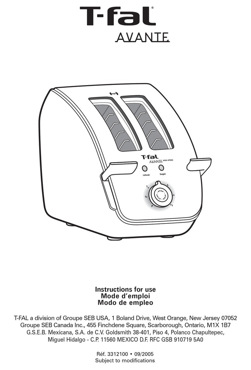 T-Fal TT7095002 Instructions for use