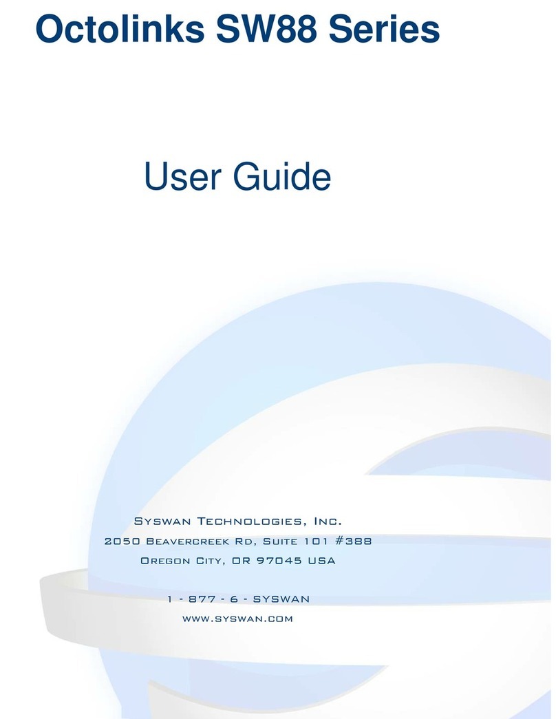 Syswan Octolinks SW88 user guide Syswan Octolinks SW88 user guide