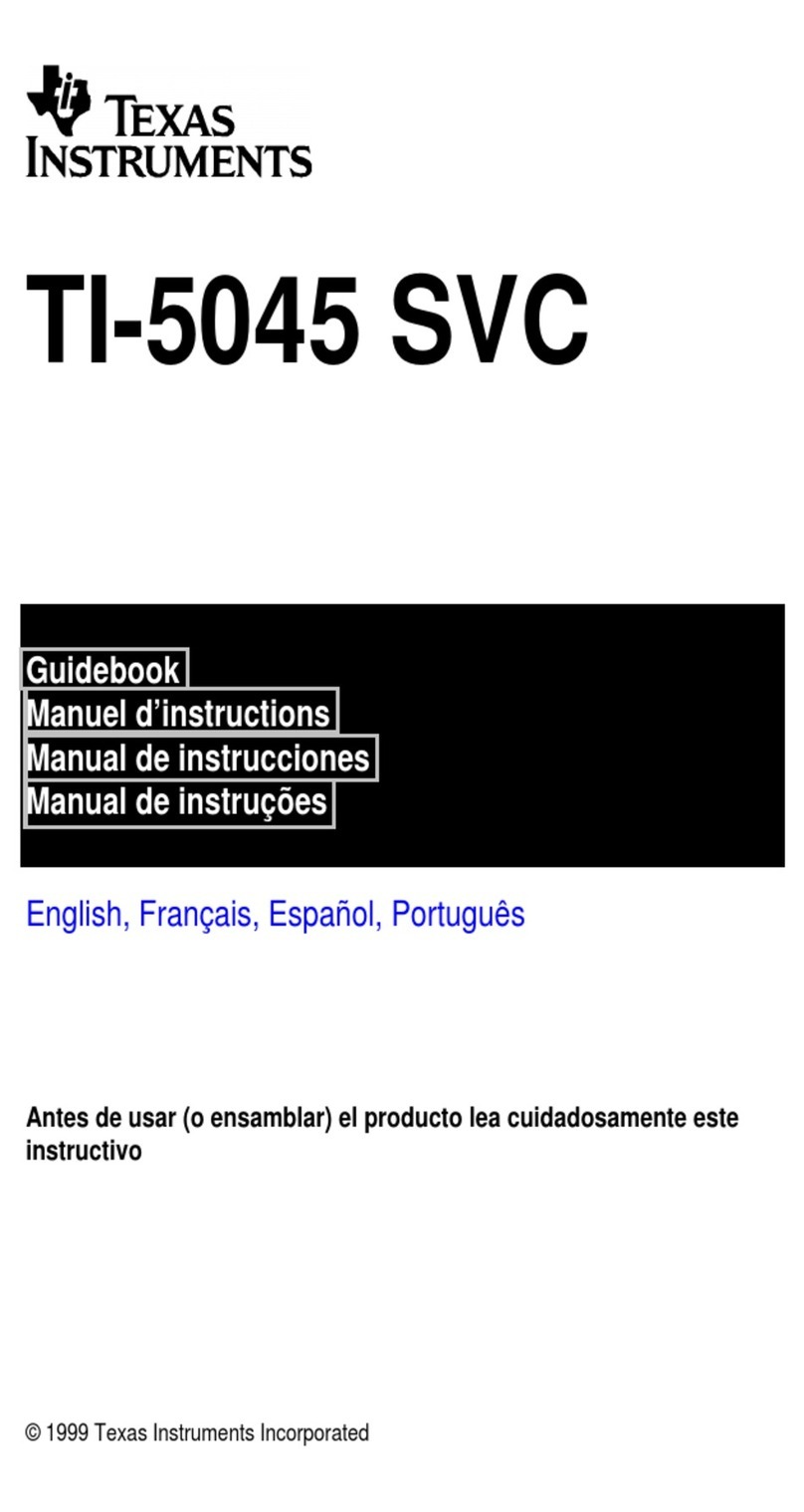 Texas Instruments TI-5045SVC Manual Texas Instruments TI-5045SVC Manual