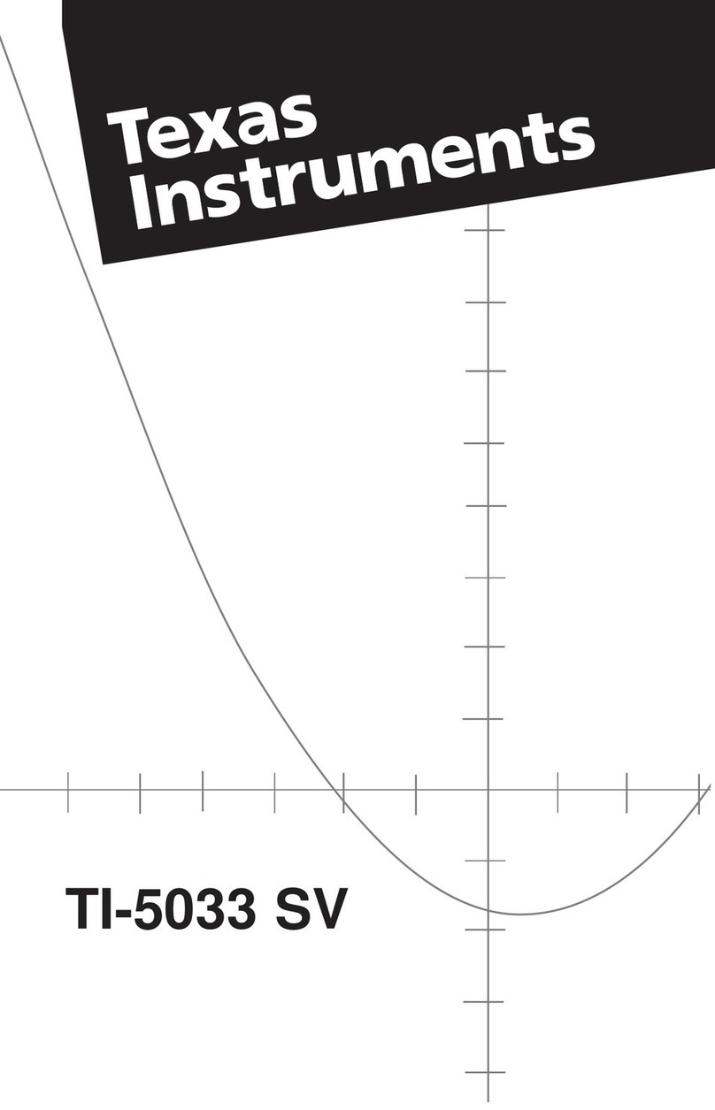 Texas Instruments TI-5033SV user guide