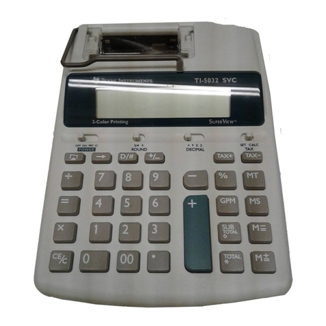 Texas Instruments TI-5032SVC User manual
