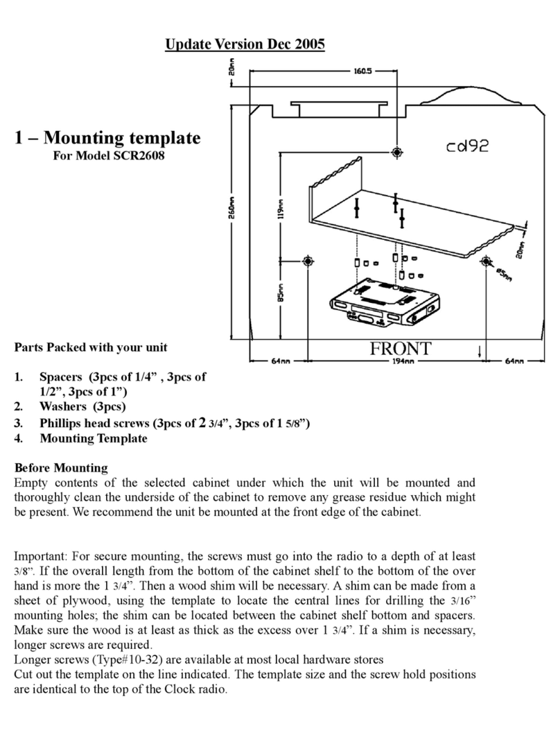 Sylvania SCR2608 supplementary guide