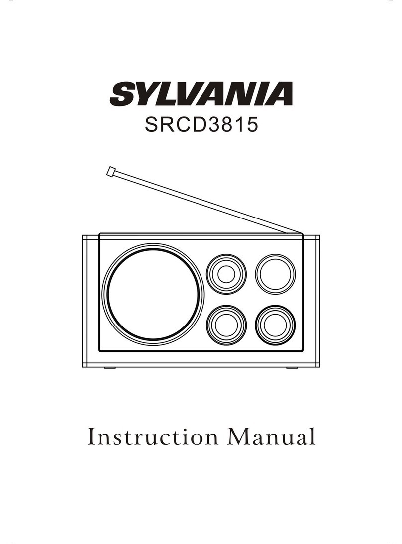 Sylvania SRCD3815 instruction manual