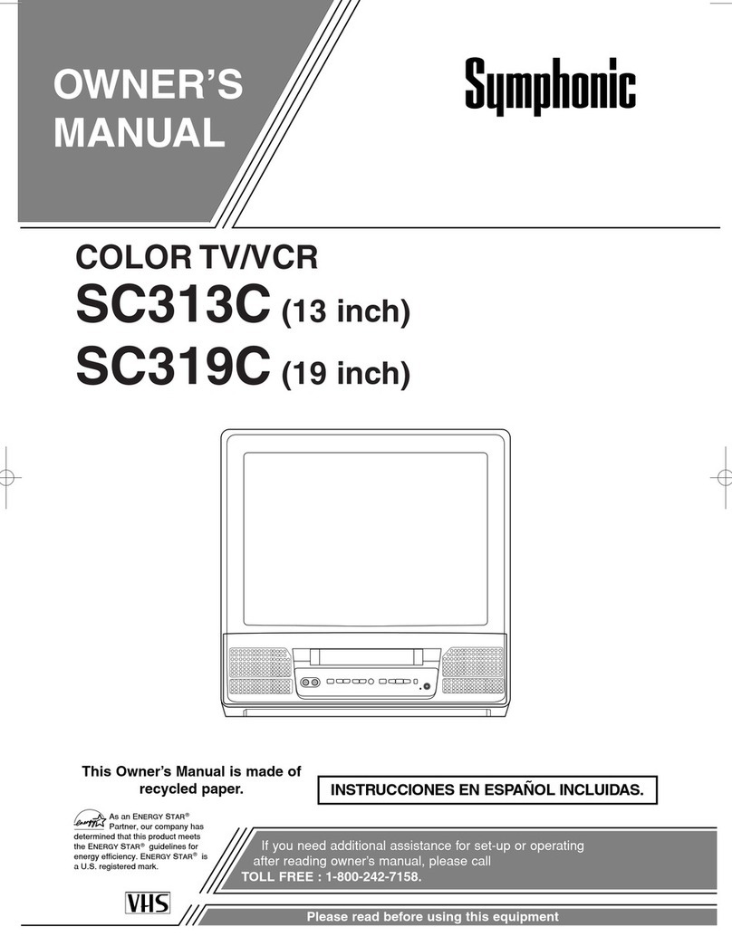 Symphonic SC319C User manual Symphonic SC319C User manual