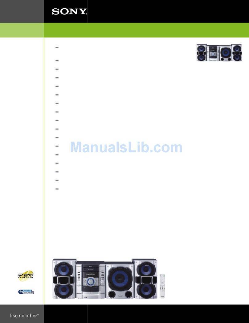 Sony MHC-GX570XM User manual