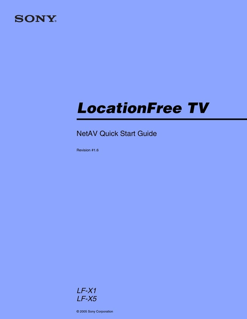 Sony LocationFree LF-B1 User manual
