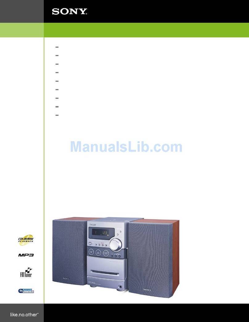 Sony CMT-NEZ30 User manual