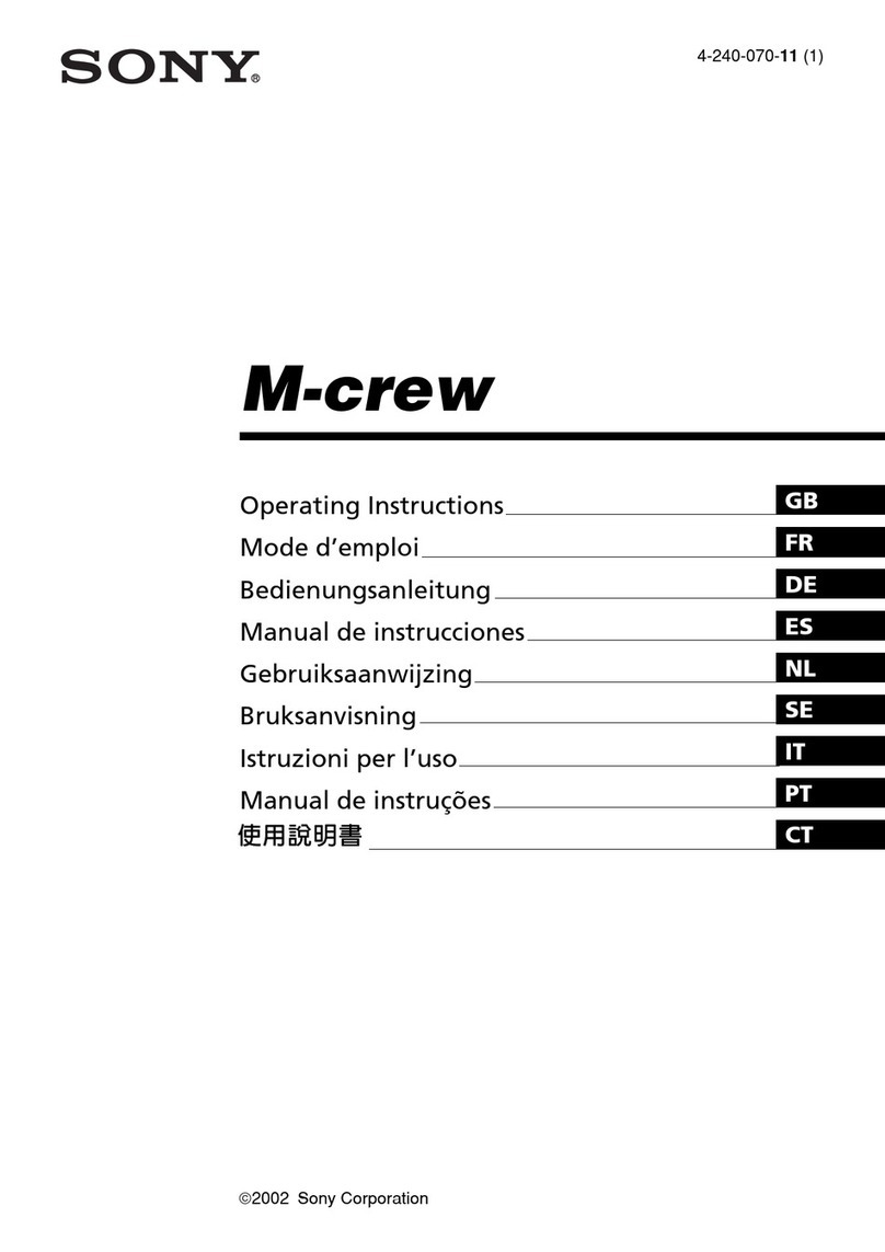 Sony MDS-PC3 User manual