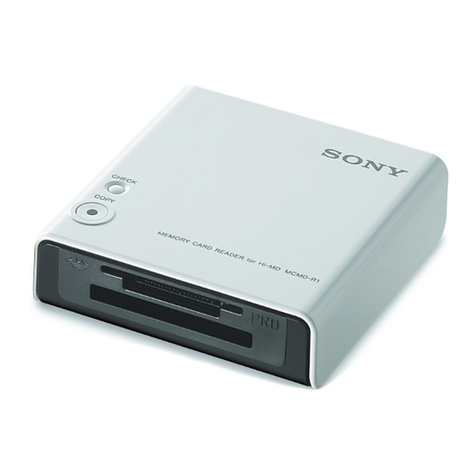 Sony MCMD-R1 User manual