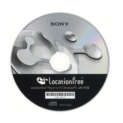Sony LocationFree LF-B10 User manual