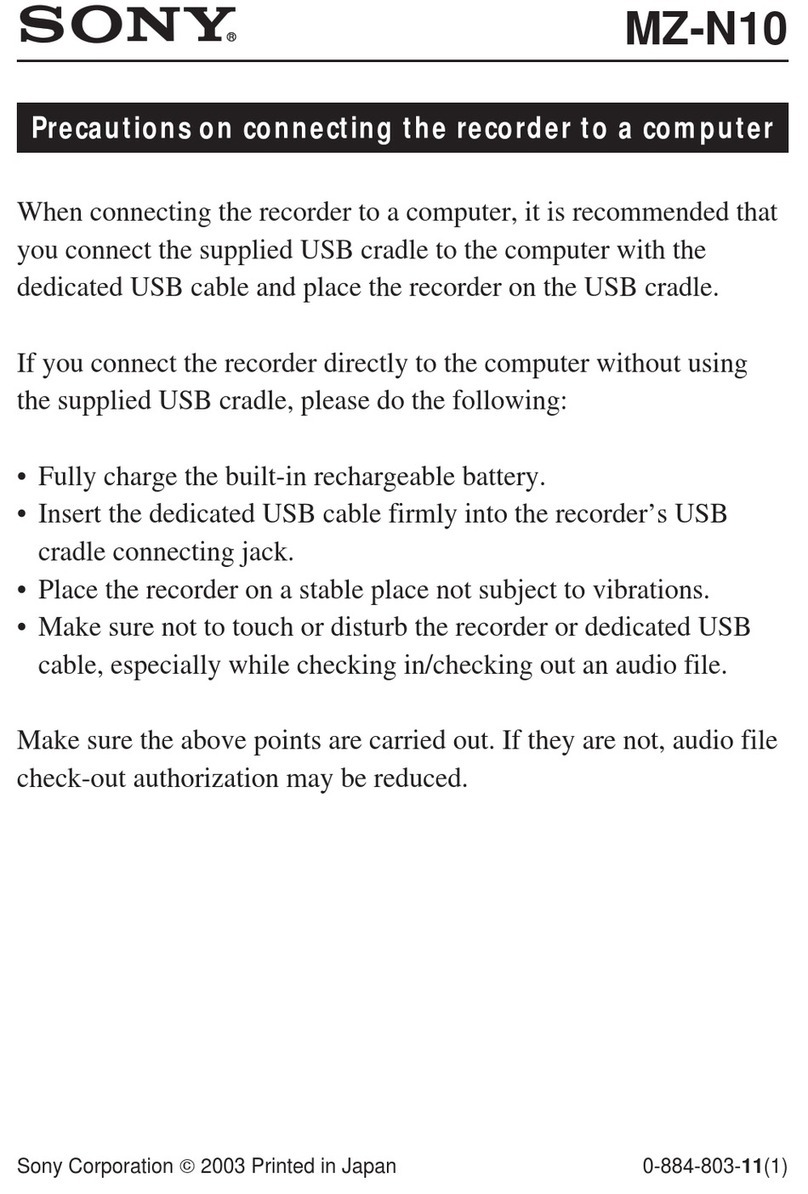 Sony MZ-N10 brochure