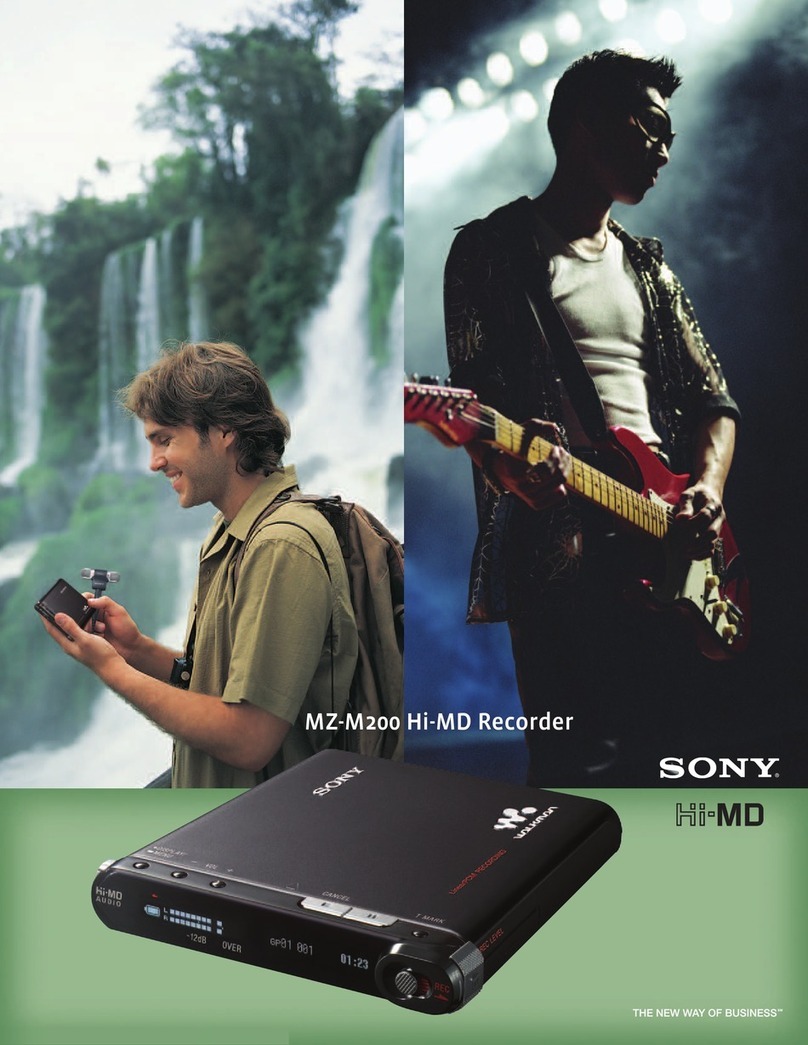Sony MZ-M200 Hi-MD Music Transfer Version 1 for Mac  (User... Brochure & specs