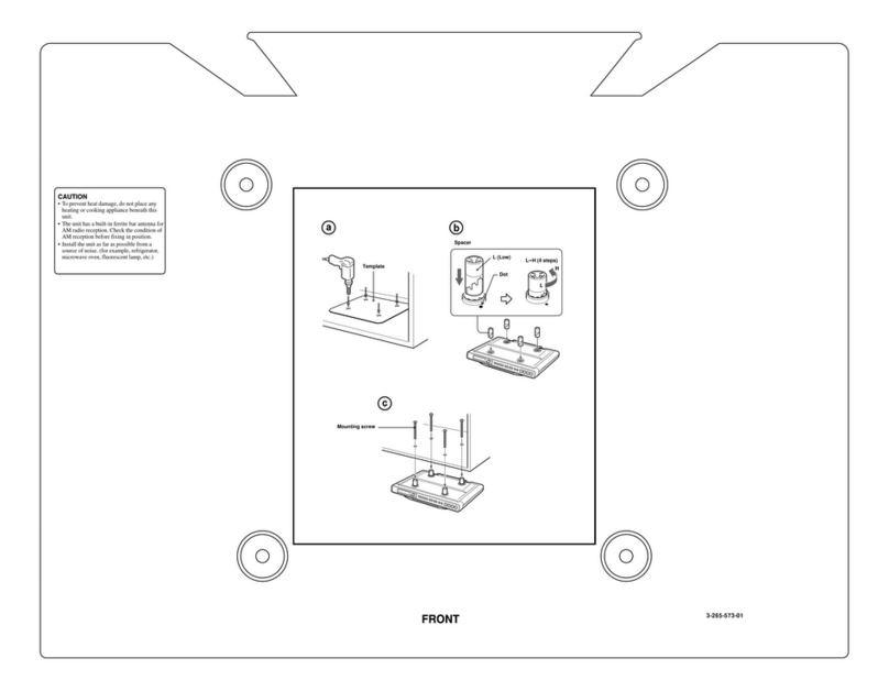 Sony Walkman ICF-CD553RM User manual Sony Walkman ICF-CD553RM User manual