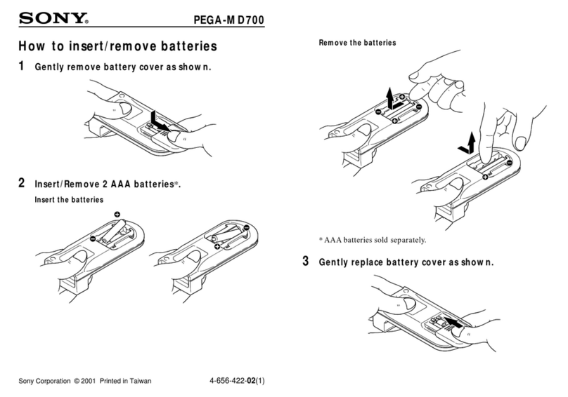 Sony CLIE PEGA-MD700 supplementary guide