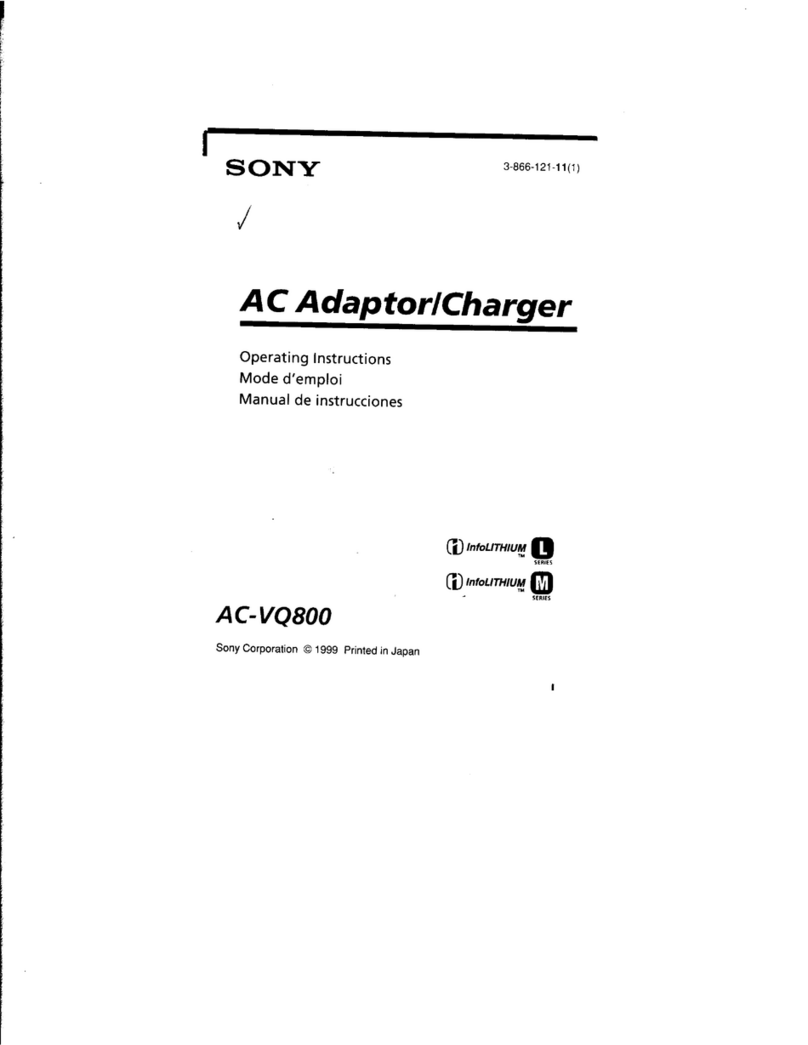 Sony ACV-Q800 operating instructions