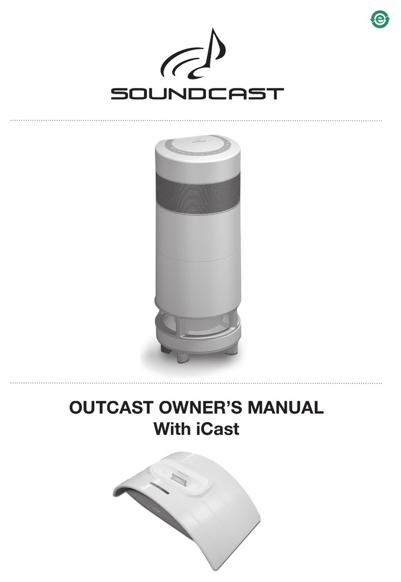 Soundcast OutCast owner's manual