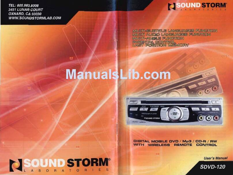 Sound Storm SDVD120 user manual
