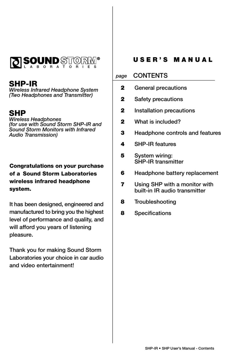 Sound Storm SHP user guide