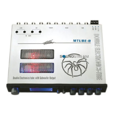 Soundstream MTUBE-8 Owner's manual and installation guide