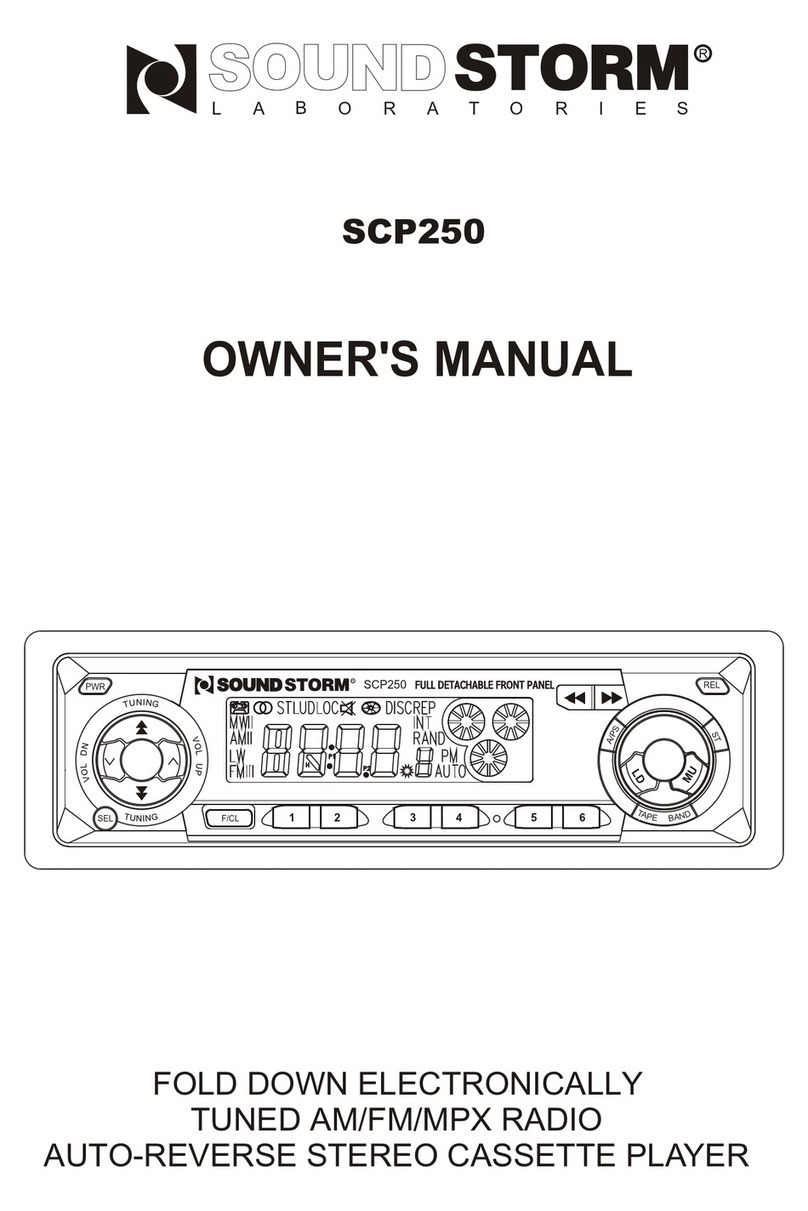 Sound Storm SCP250 owner's manual