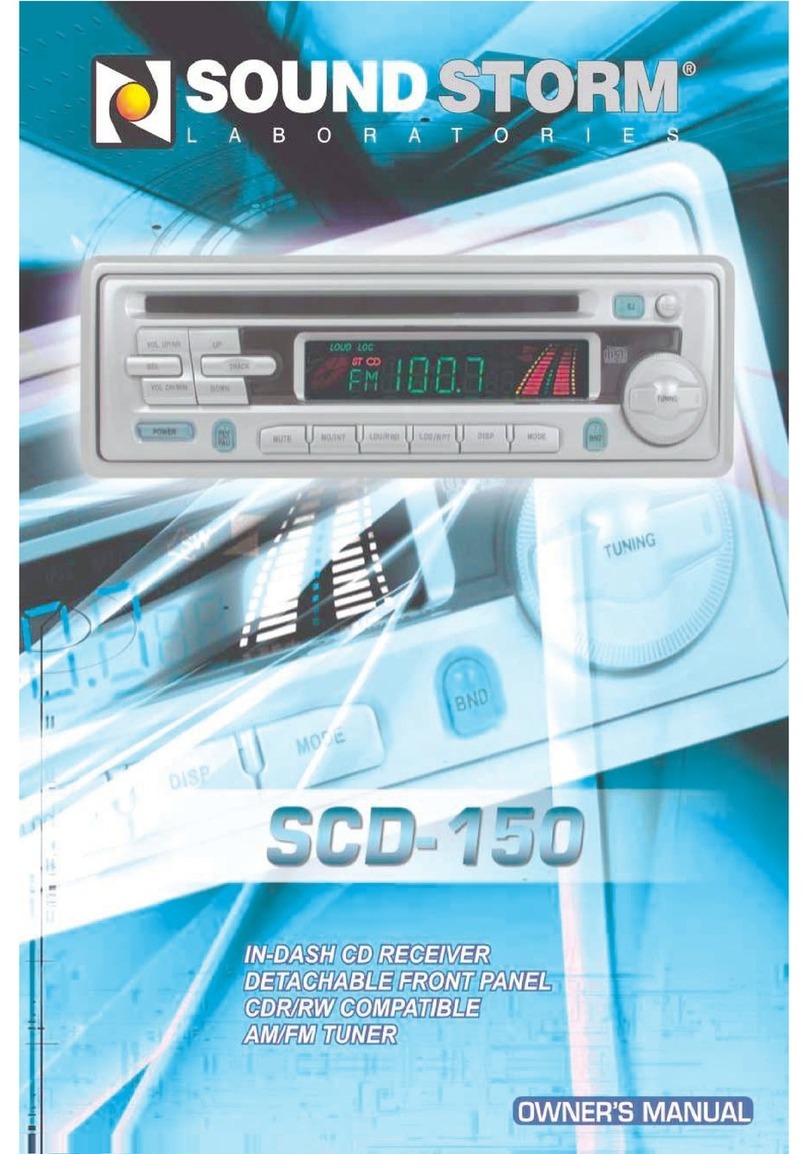 Sound Storm SCD-150 owner's manual