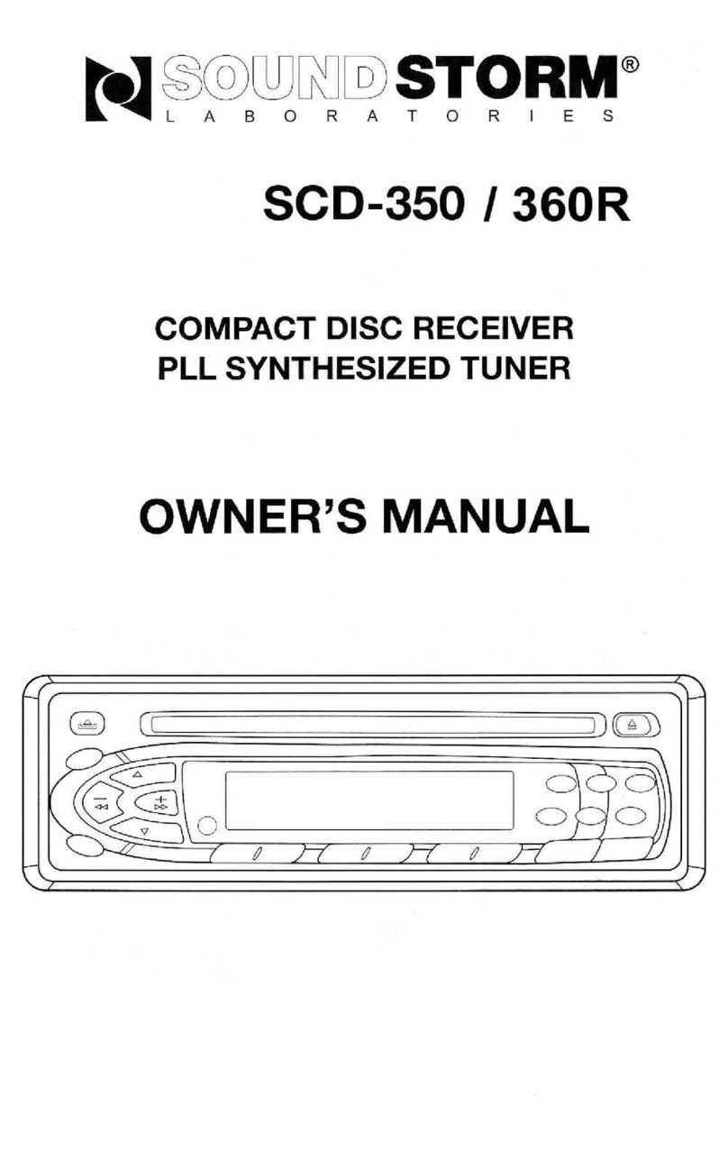 Sound Storm SCD-350 owner's manual