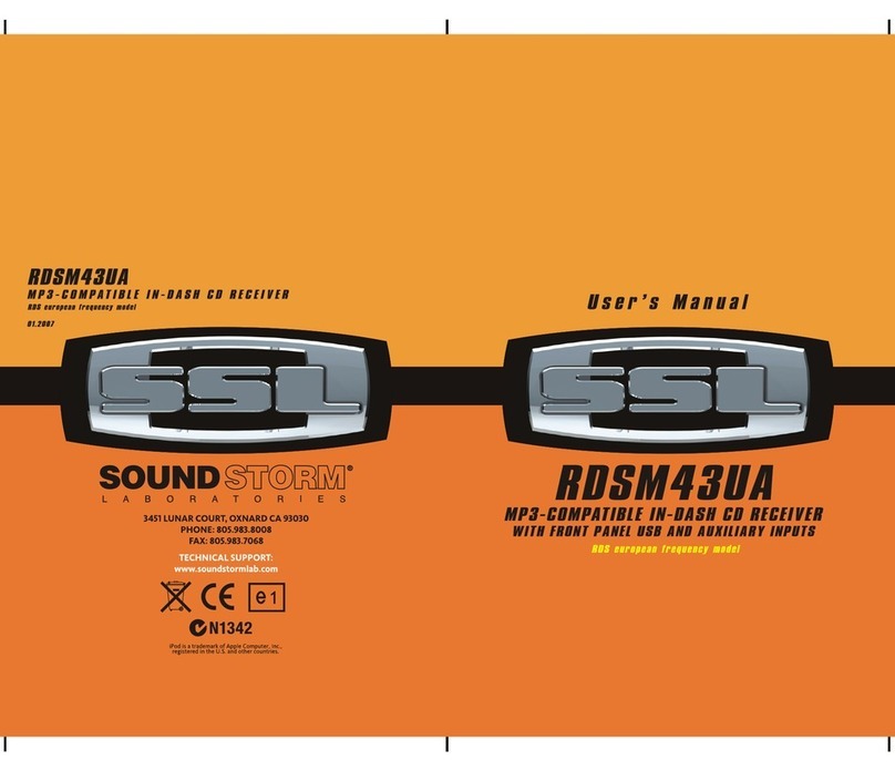 Sound Storm RDSM43UA user manual