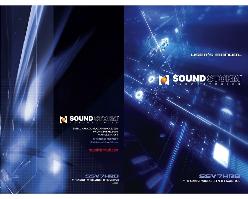 Sound Storm SSV7HRB user manual Sound Storm SSV7HRB user manual