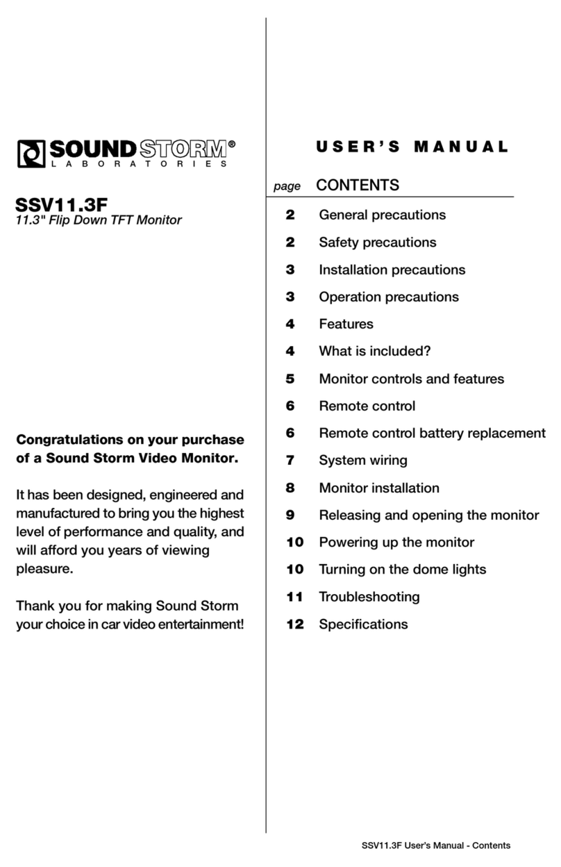 Sound Storm SSV11.3F user manual