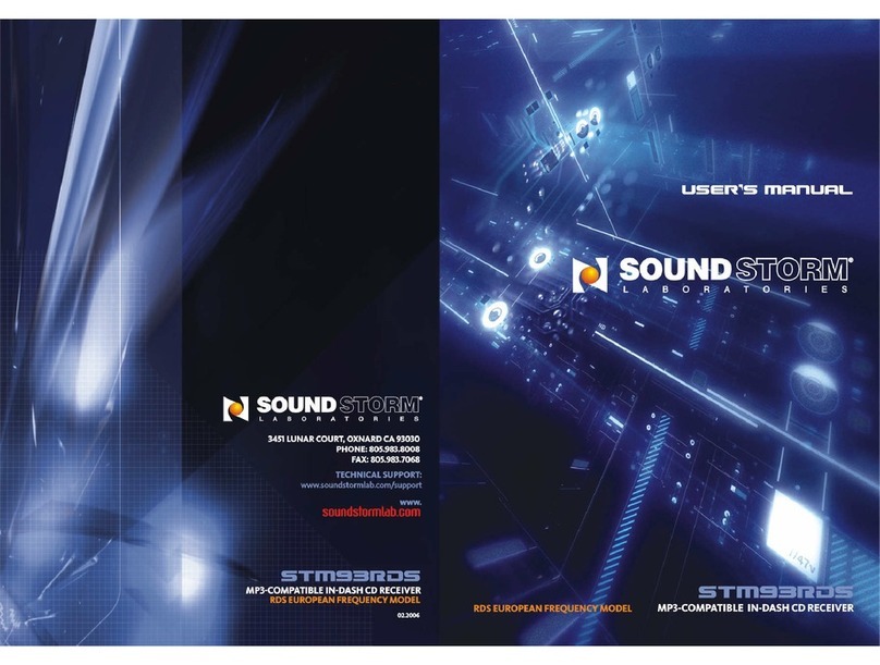 Sound Storm STM93RDS user manual